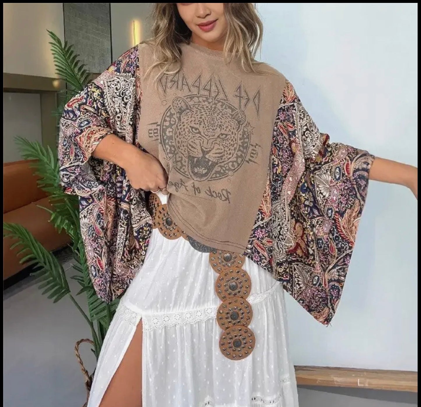 Boho Flow Def Leppard Top