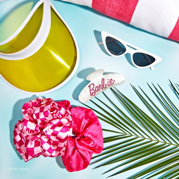 KITSCH Barbie Satin Scrunchie Set