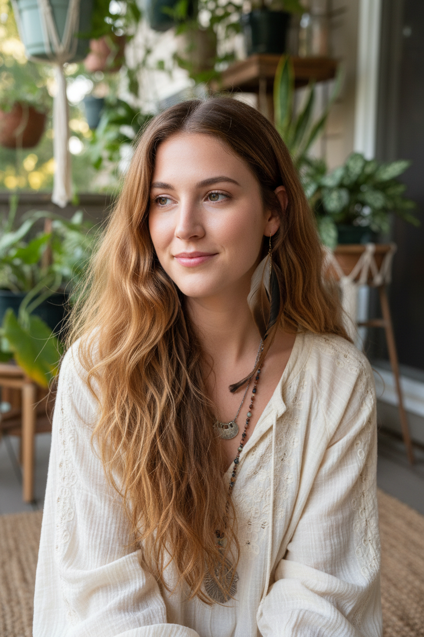 Feather Shoulde Duster Earrings