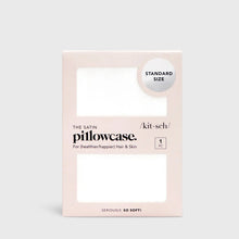 Load image into Gallery viewer, KITSCH Ivory Satin Pillowcase