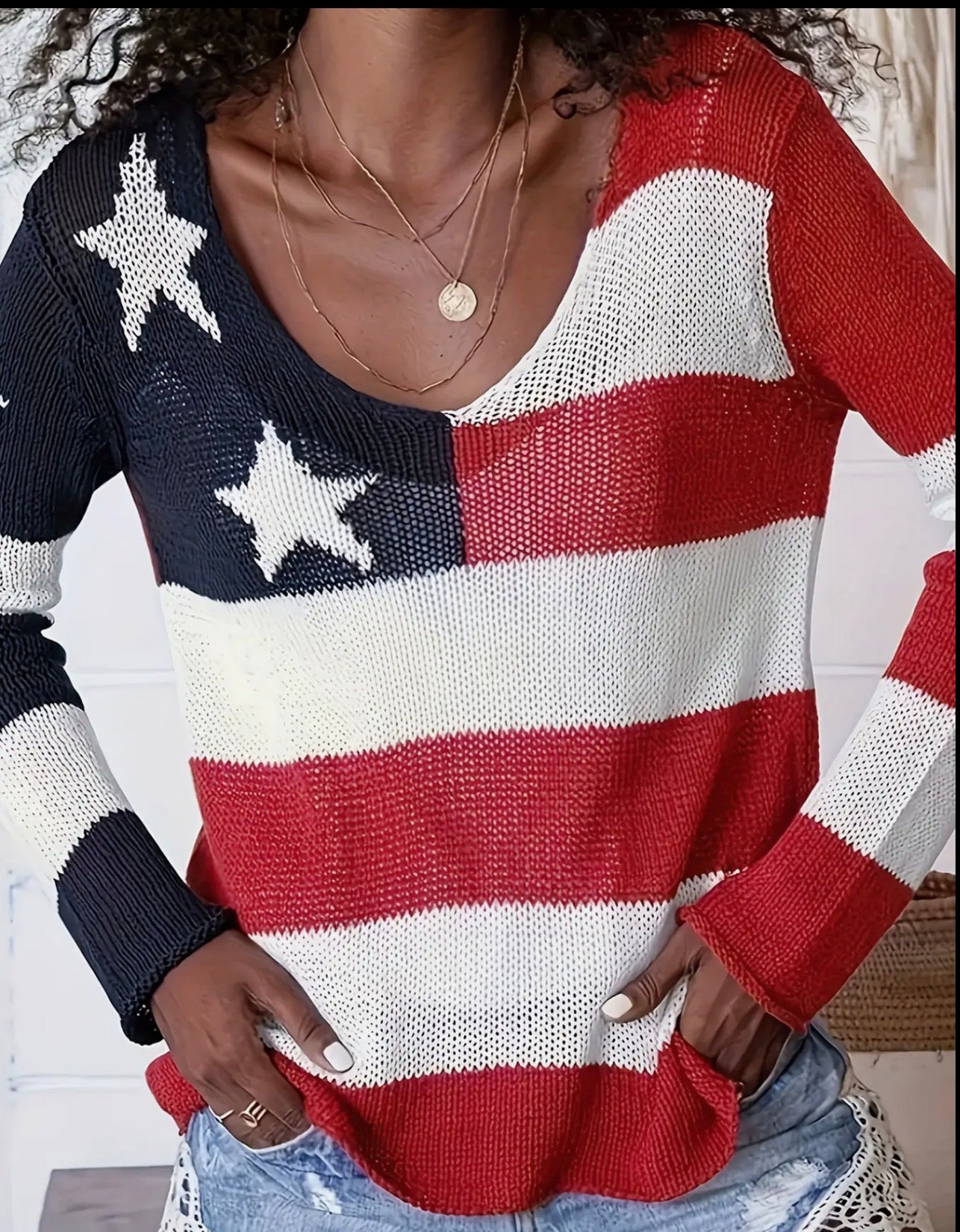 Independence Summer Knit Sweater