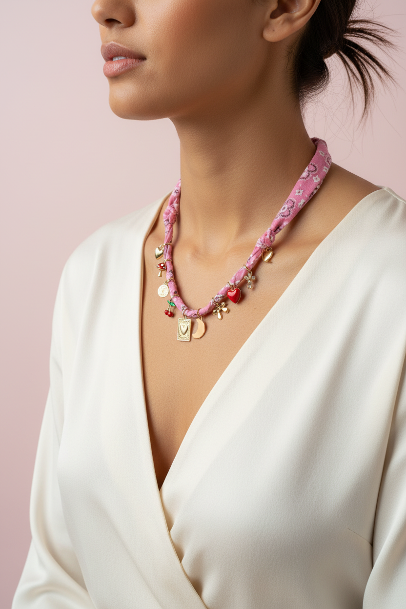Love It All scarf Necklace