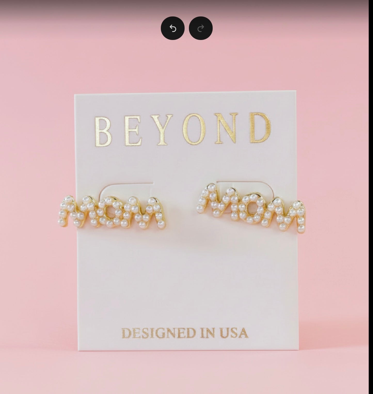 Mom Beyond Beautiful Earrings