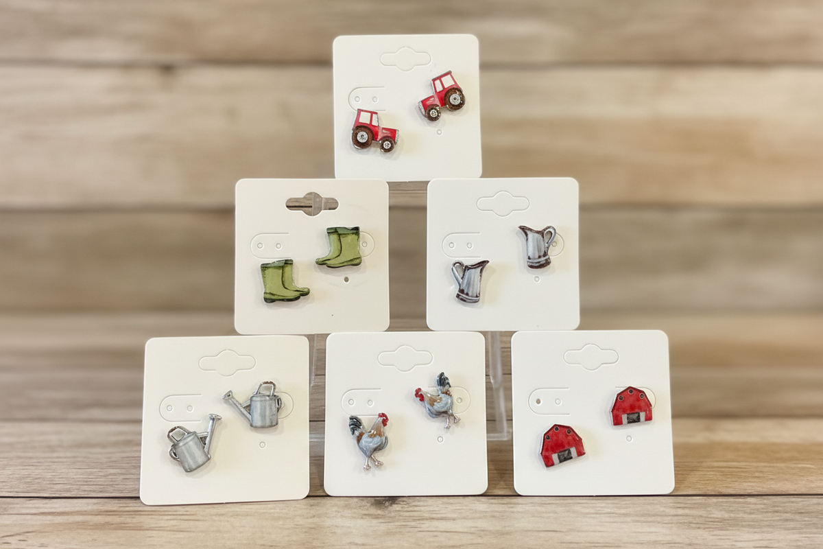 Farm Stud Earrings