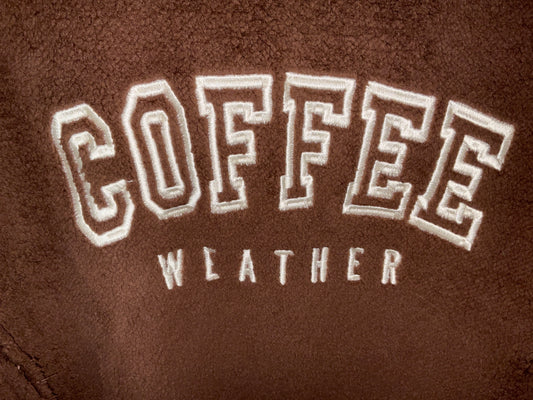 Coffee Weather Fleece Top