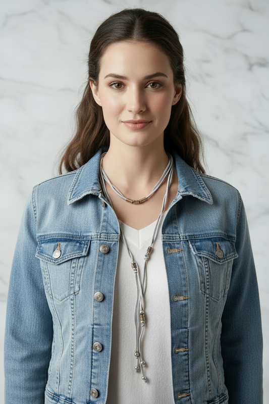Leather Strands Necklace