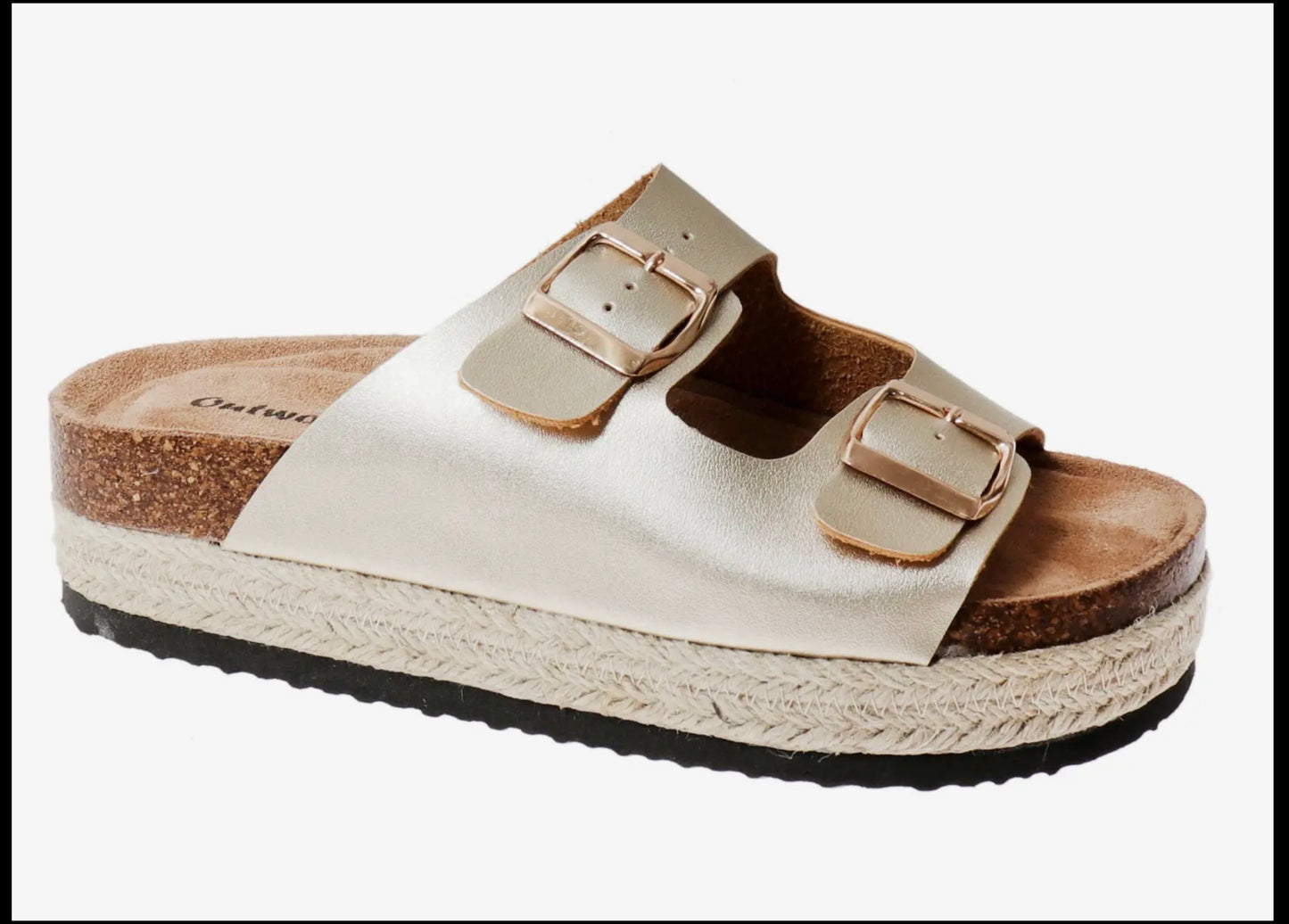Summer Gold Buckle Sandel