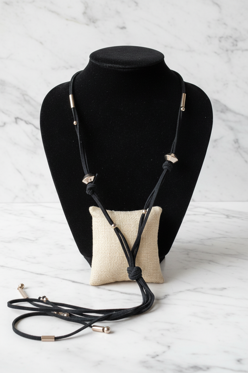A Little Leather Never Hurt Necklace