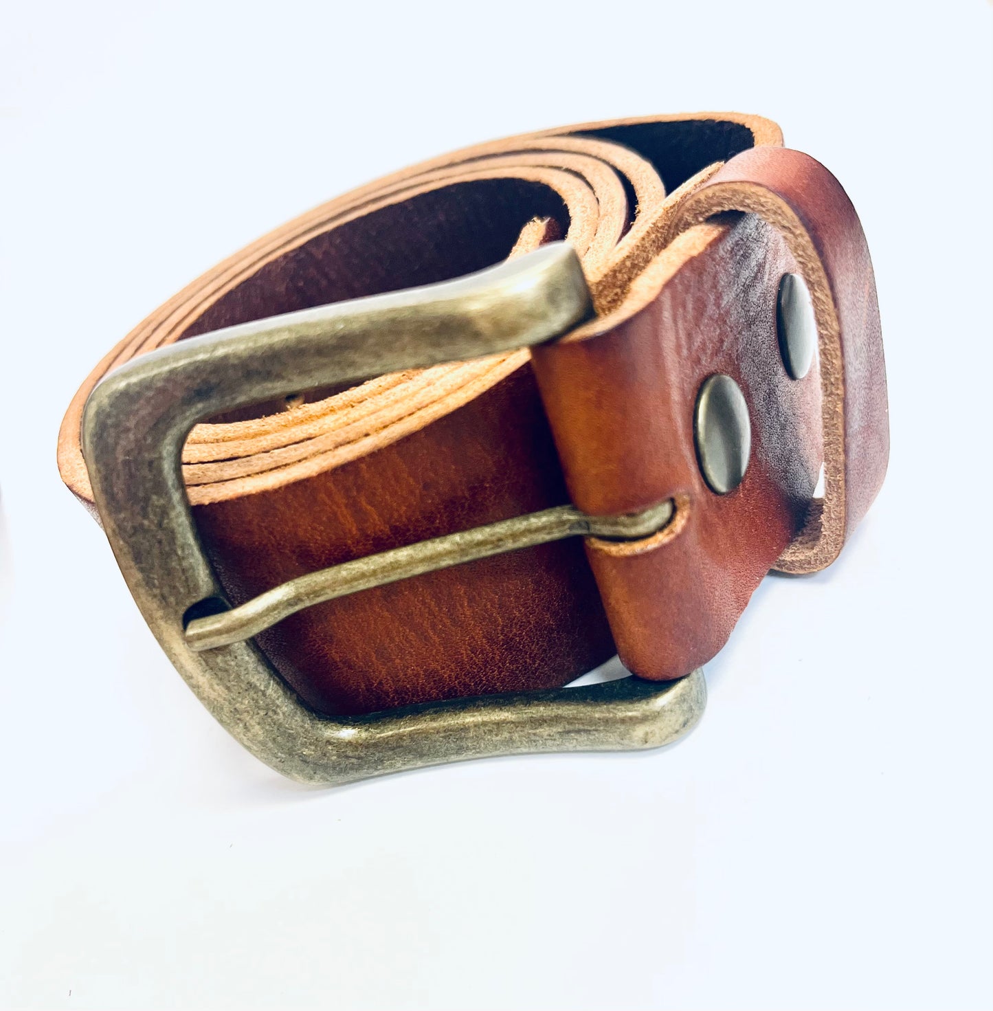 Raw Edge Unisex Belt