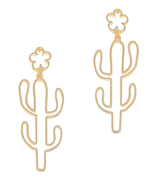 Cactus Drop Earrings