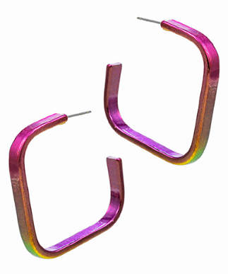Square Electric Coated Hoops