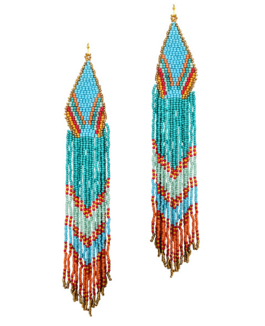 Golden Tropic Duster Earrings