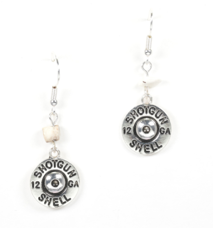 12GA Shell Drop Earrings