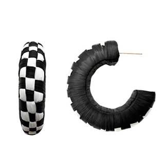 Checkered Basket Hoops