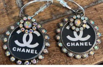 Black Luxury Rhinestone Earrings