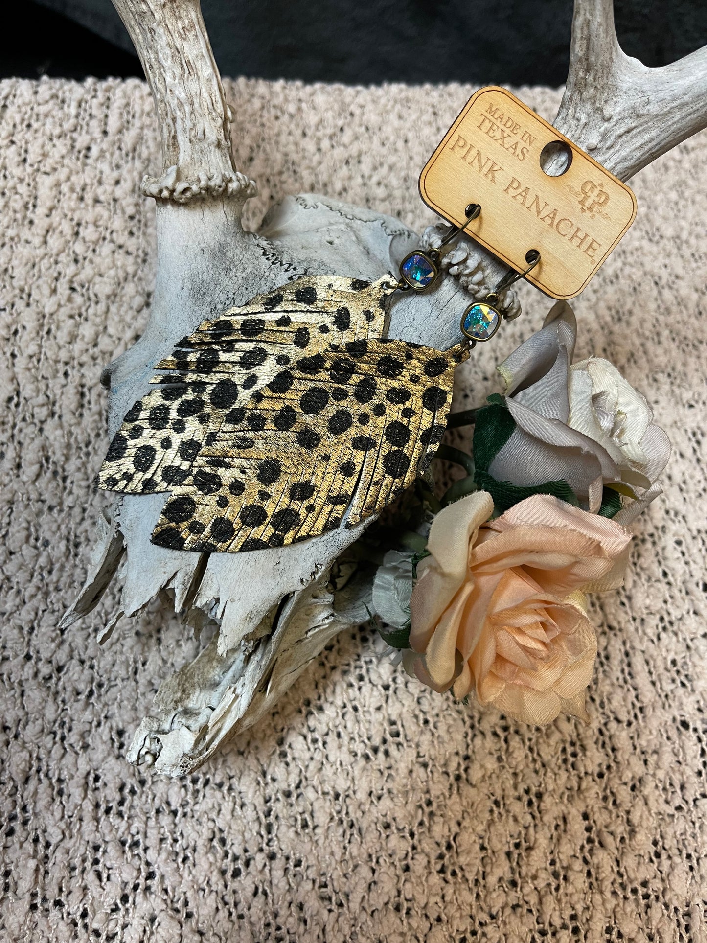 PP Spotted Leo Earrings