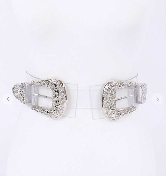 Western Double Buckle Belt