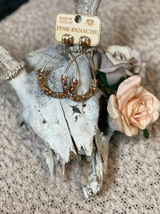 PP Crystal Teardrop Earring