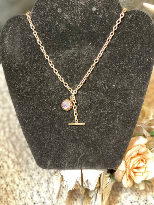 PP Crystal Chain Necklace