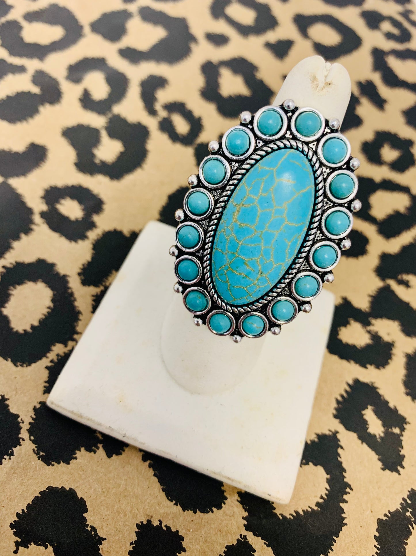 Vintage Turq Stone Ring