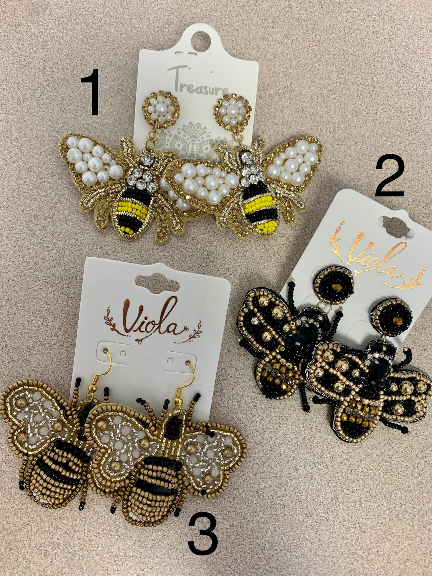Bumblebee Earrings