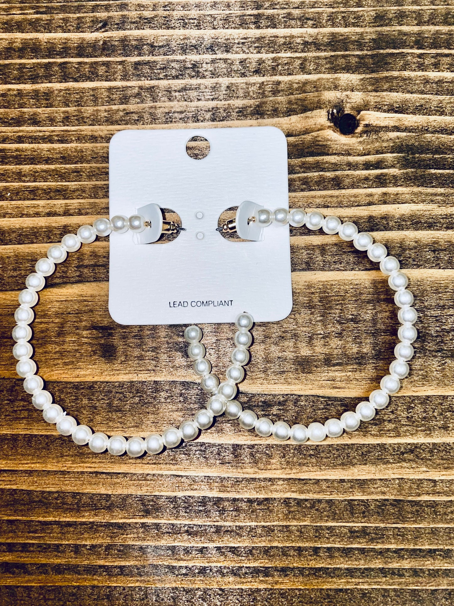 Prettier in Pearl Hoops
