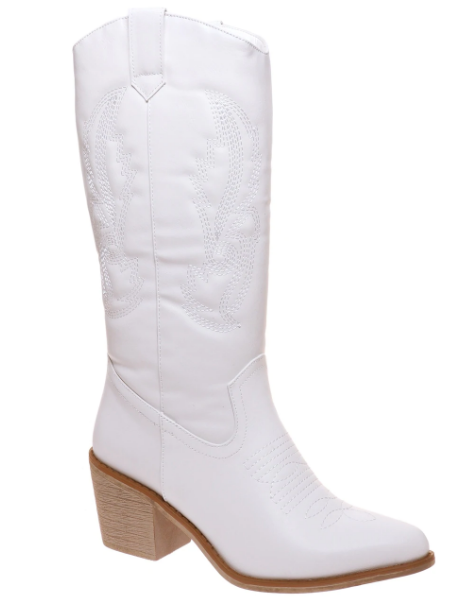 Wilder White Cowboy Boot