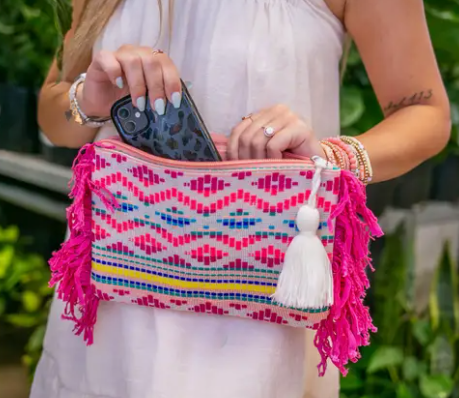 Boho Fringe Clutch
