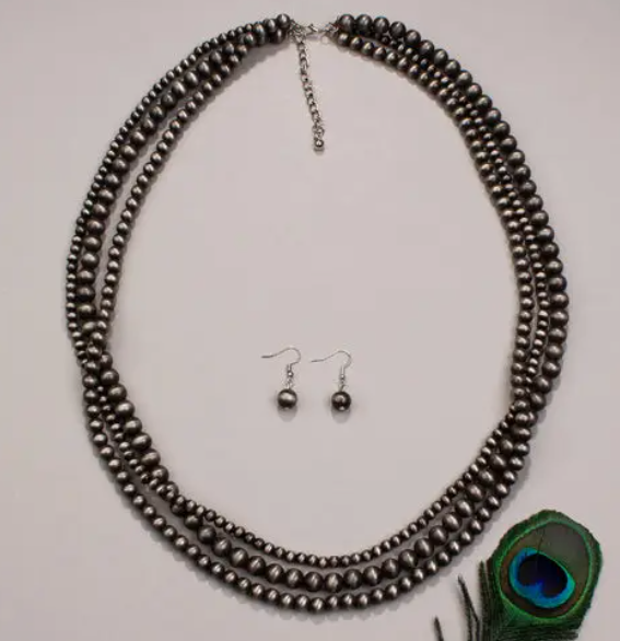 Layered Navajo Necklace Set