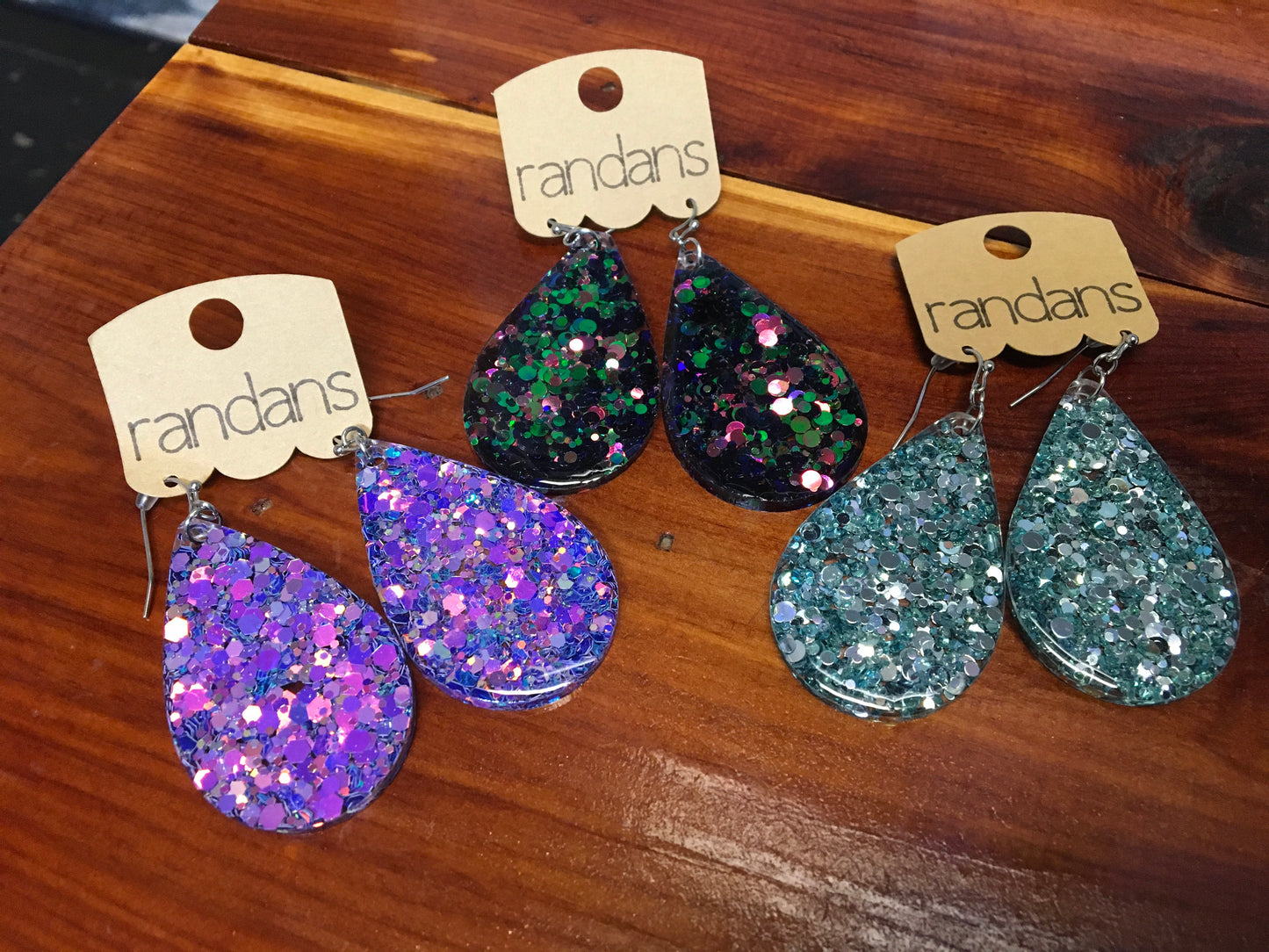 Color Shift Dangle Earrings