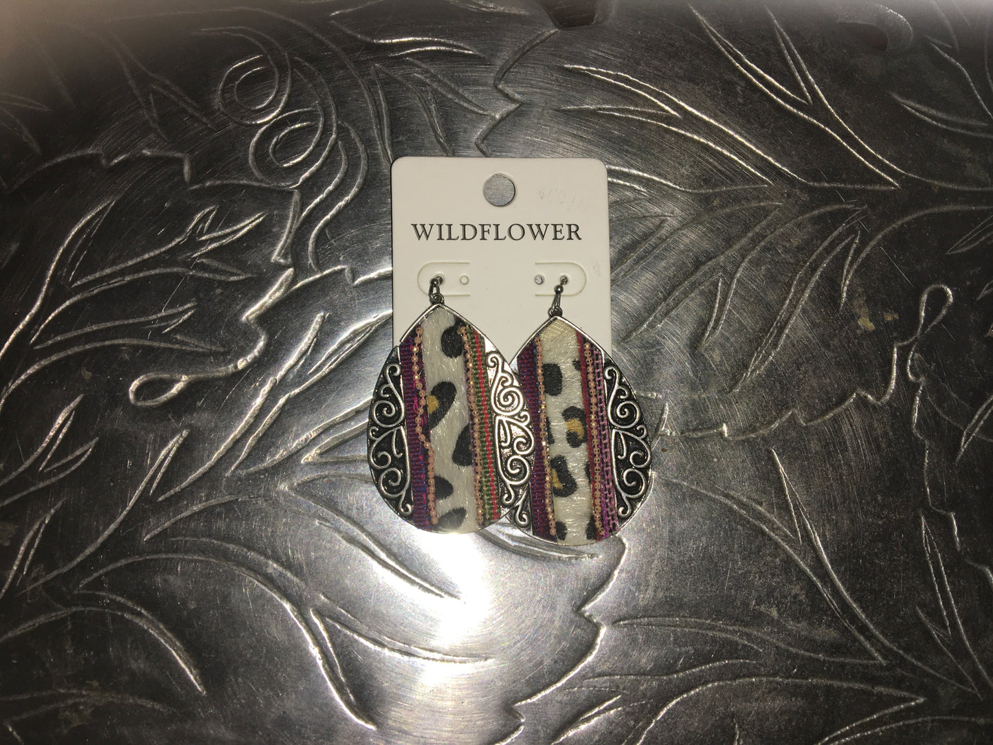 Western Cheetah T-Drop Dangles