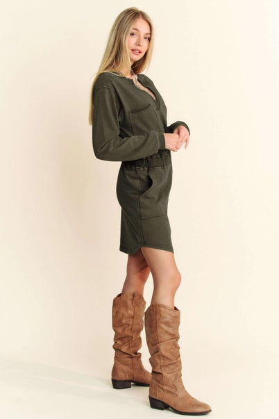 Kimberly French Terry Dress