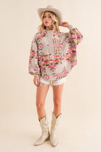 Load image into Gallery viewer, Blue B Exclusive Aztec Western Pullover
