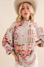 Load image into Gallery viewer, Blue B Exclusive Aztec Western Pullover
