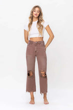 Load image into Gallery viewer, 90&#39;s Vintage Crop Flare Jean
