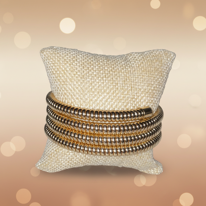 Spring Coil Wrap Bangle