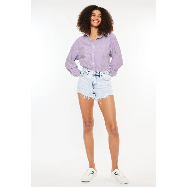 KANCAN Faye's Frayed Hem Shorts