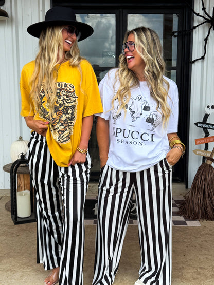 SPELLBOUND STRIPE PANTS: S/M