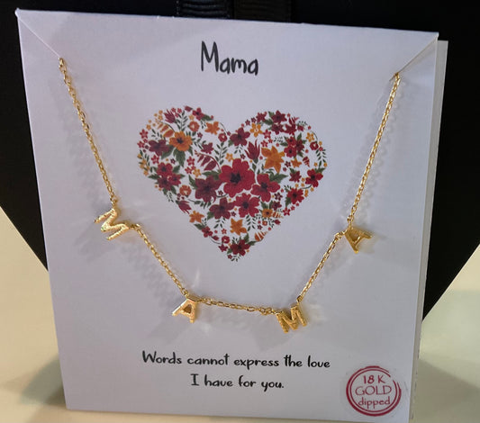 Mama Name Necklace