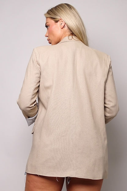 Luna Linen Blazer