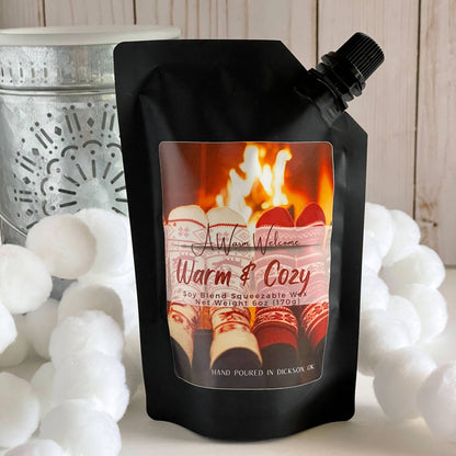 Warm + Cozy Softie | Squeeze Wax Melt | Soft Candle