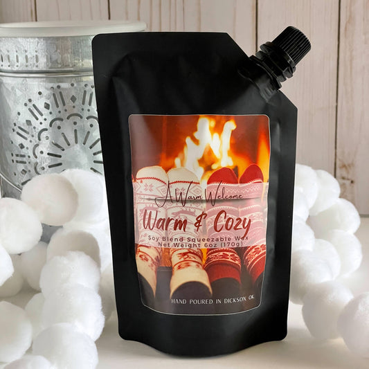Warm + Cozy Softie | Squeeze Wax Melt | Soft Candle
