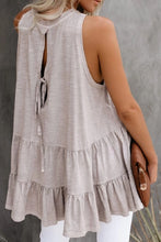 Load image into Gallery viewer, Round Neck Ruffle Hem Top
