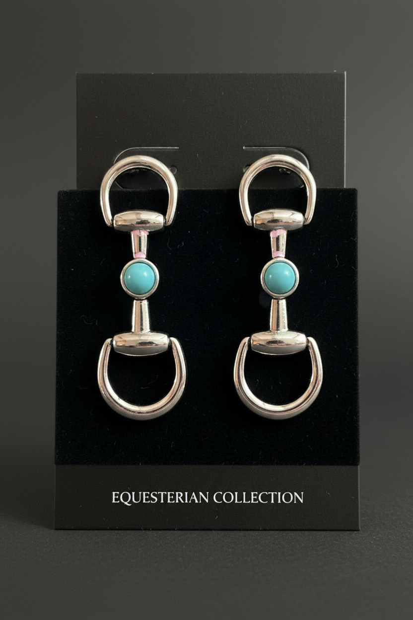 Turquoise Bit Earrings