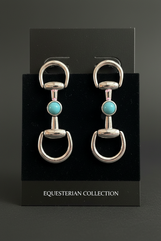 Turquoise Bit Earrings