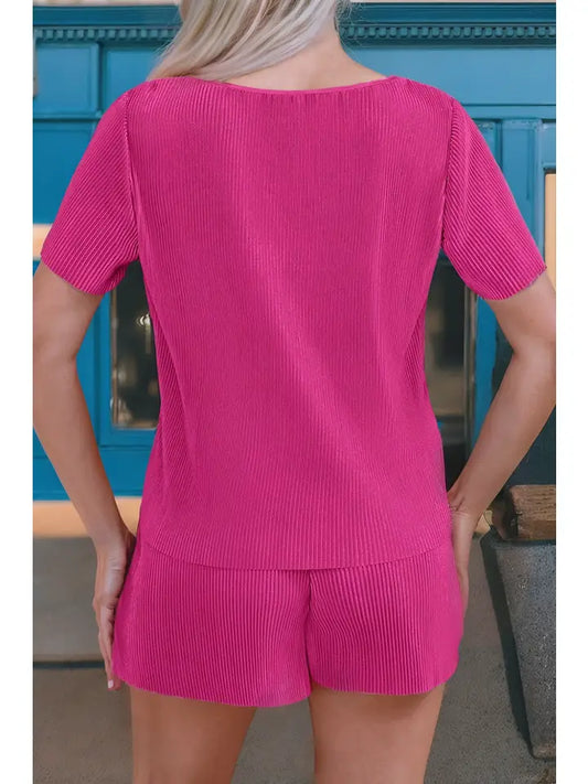 Barbie Pleated Shorts Set