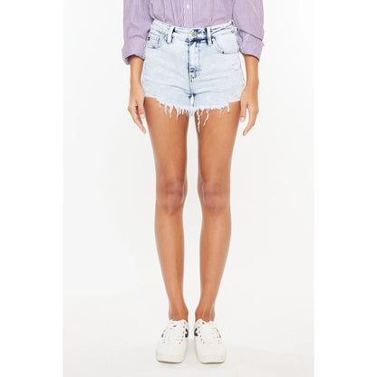 KANCAN Faye's Frayed Hem Shorts