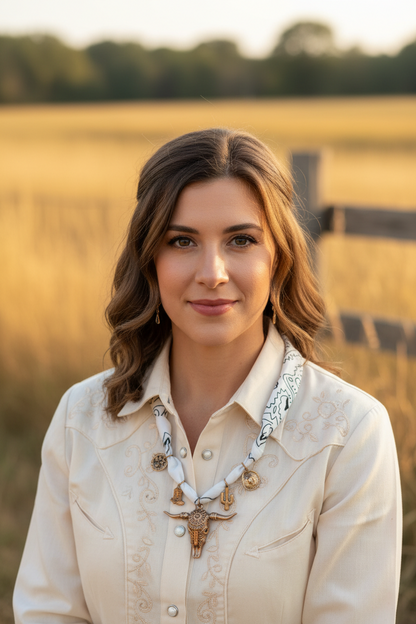 Bandana Western Charm  Necklace
