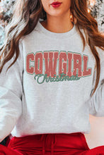 Load image into Gallery viewer, COWGIRL CHRISTMAS Graphic Sweatshirt
