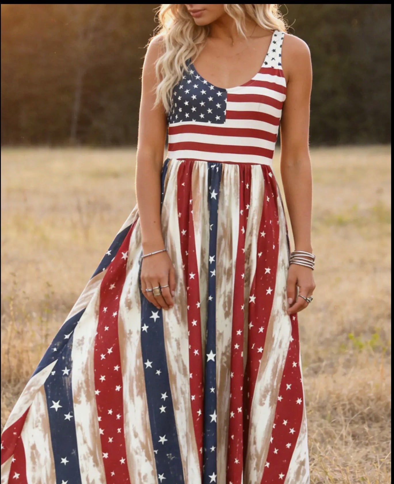 Independent Day Maxi Dress